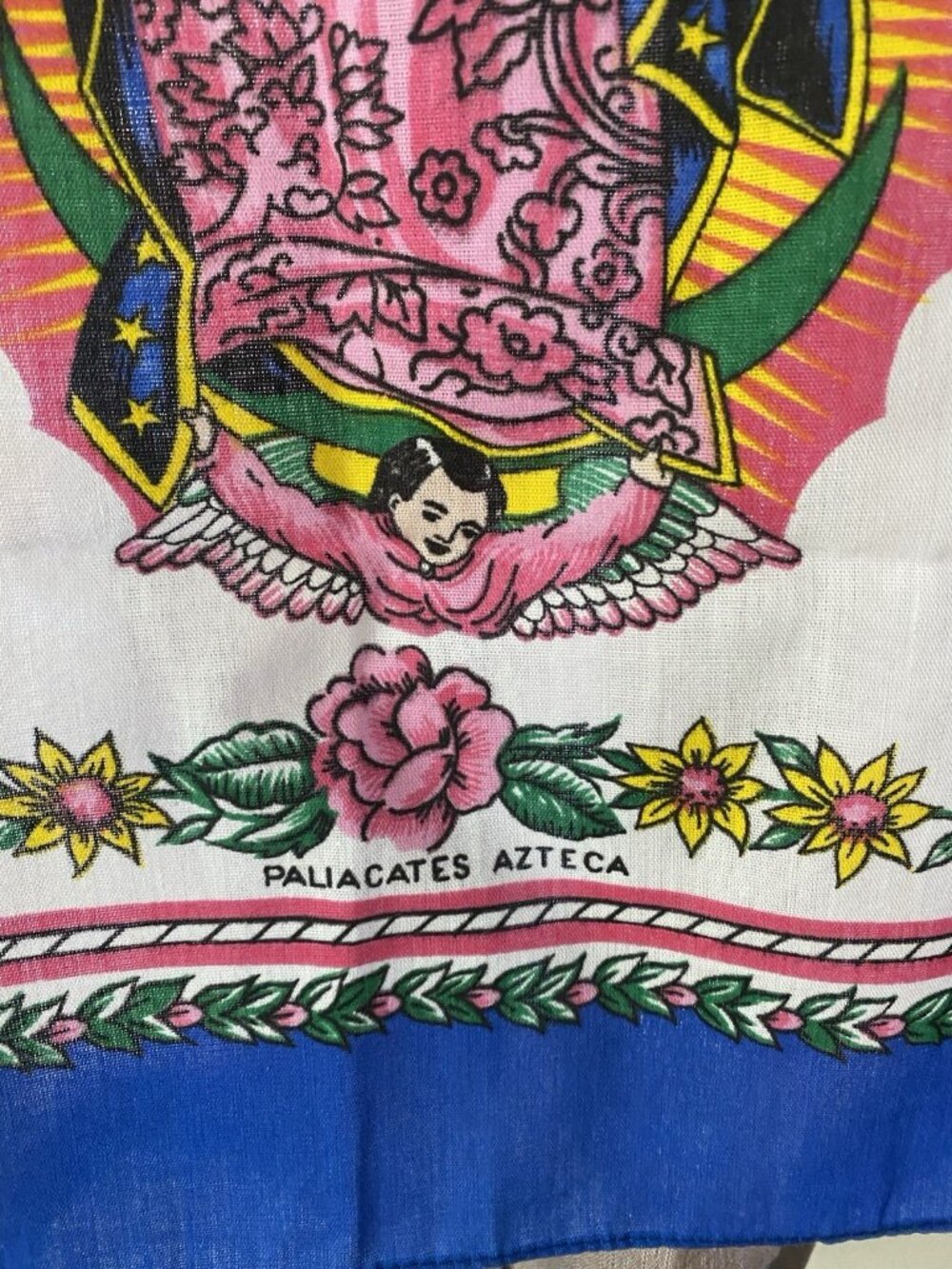 Virgin Of Guadalupe 22 Inch Square Scarf - Picture 4 of 6